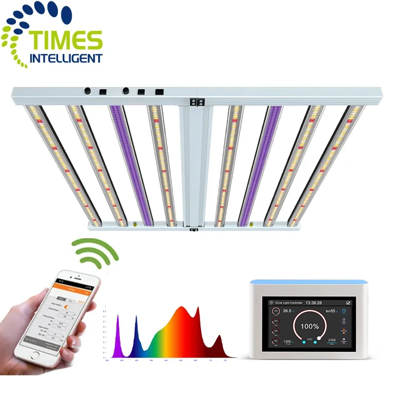 720w 800w led grow light dimming led grow lamp 8 bars lm301b IR UV Full Spectrum LED Grow Light bar