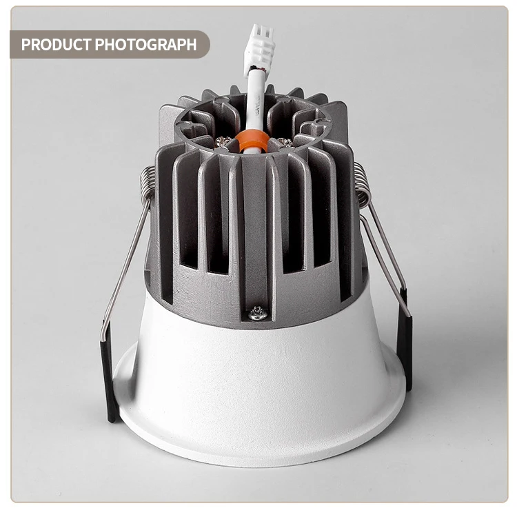 LED COB spot light anti glare ac110-220v living room store embedded ceiling spotlights architectural downlights