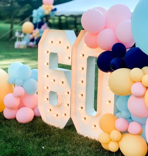 Led Letter Decoration Light 4ft marquee letters Led Alphabet Marquee Light Up Letters Number Lights