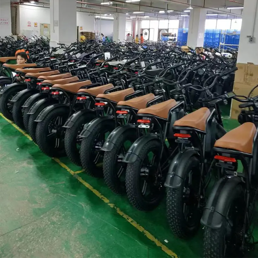 Latest Style Fat Tire Electric Mountain Bicycle 48V 1000W Motor Front and Rear Suspension E-bike Fast Electric Bike