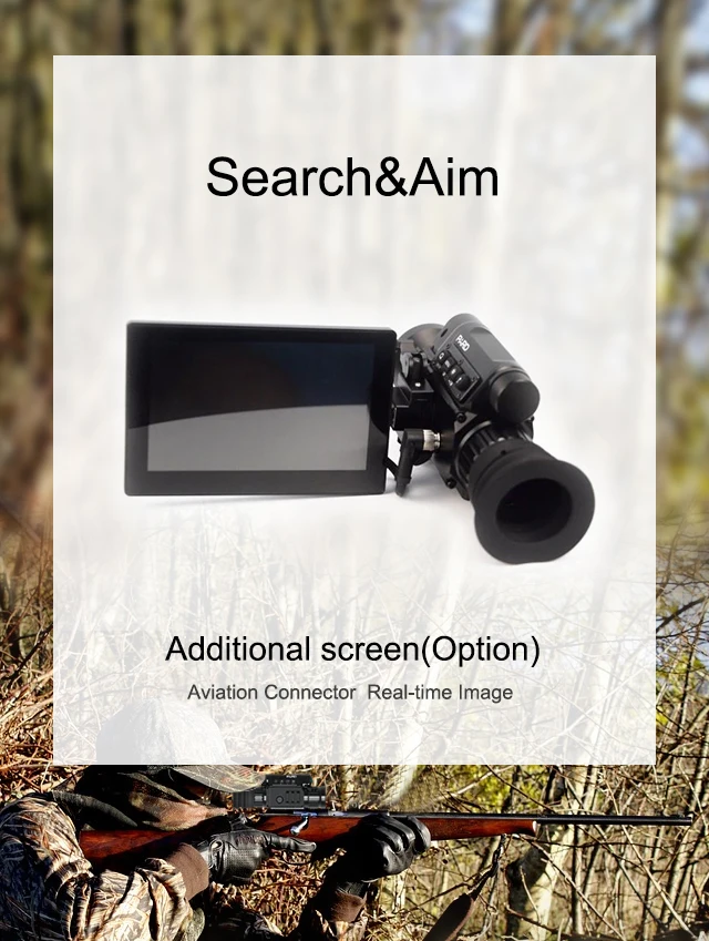 
Pard SA19 Thermal monocular Imaging hunting scope Outdoor Observation mounted on rifile 4 objective lens for your choice. 