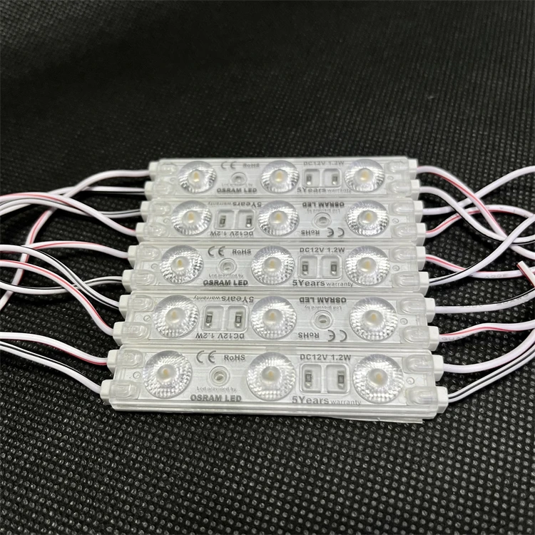 Shenzhen factory 3 chip 2835 led module 1.5w backlit module 3000k 4000k 6500k 1.2w