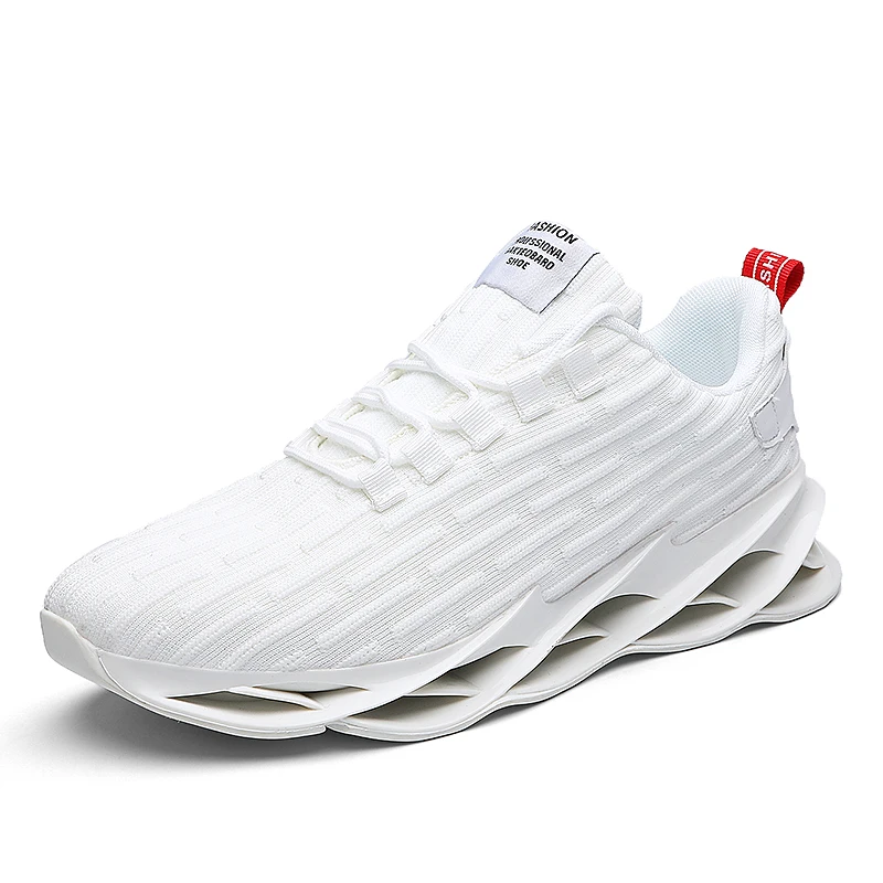 
HN6138 Light Weight Breathable Knit Mesh TPU Custom Training Mens Trainers Shoes Men Sneakers Casual shoes 