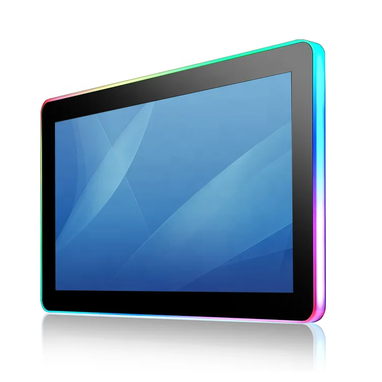 KeeTouch 27 inch 1920*1080 capacitive touch gaming monitor with led light strip