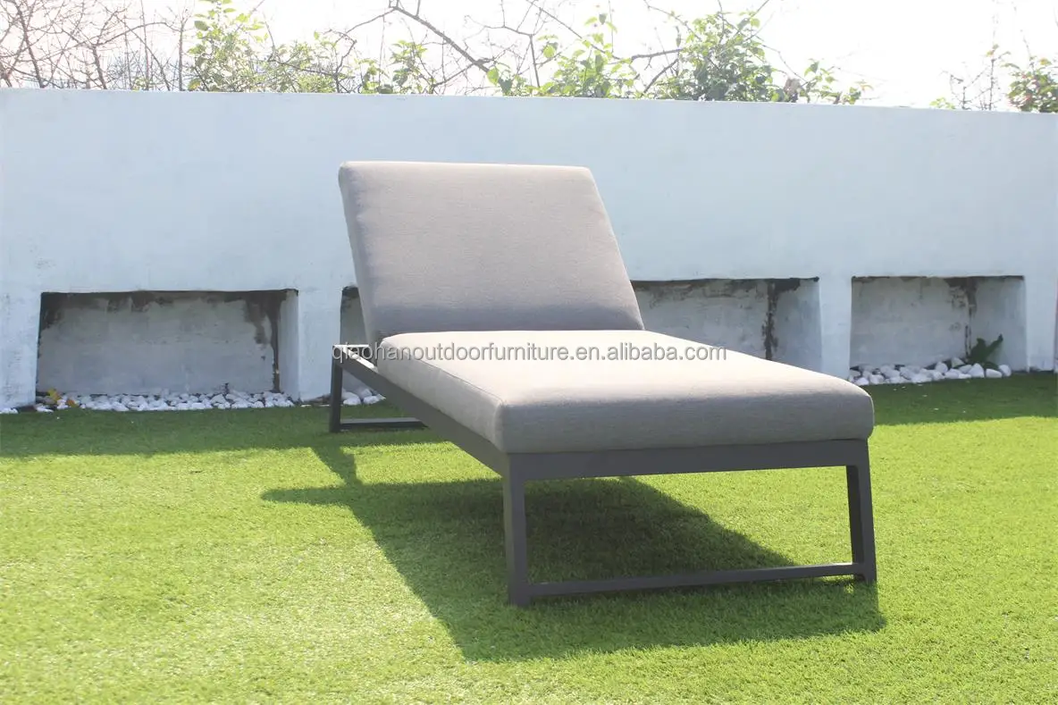 High Quality Full Aluminium Frame Outdoor Garden Furniture Patio Swimming Pool  Lounge Chair