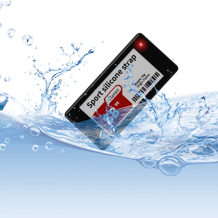 Сверхтонкий цифровой ценник с черными электронными чернилами esl ble 5 0 ценники для