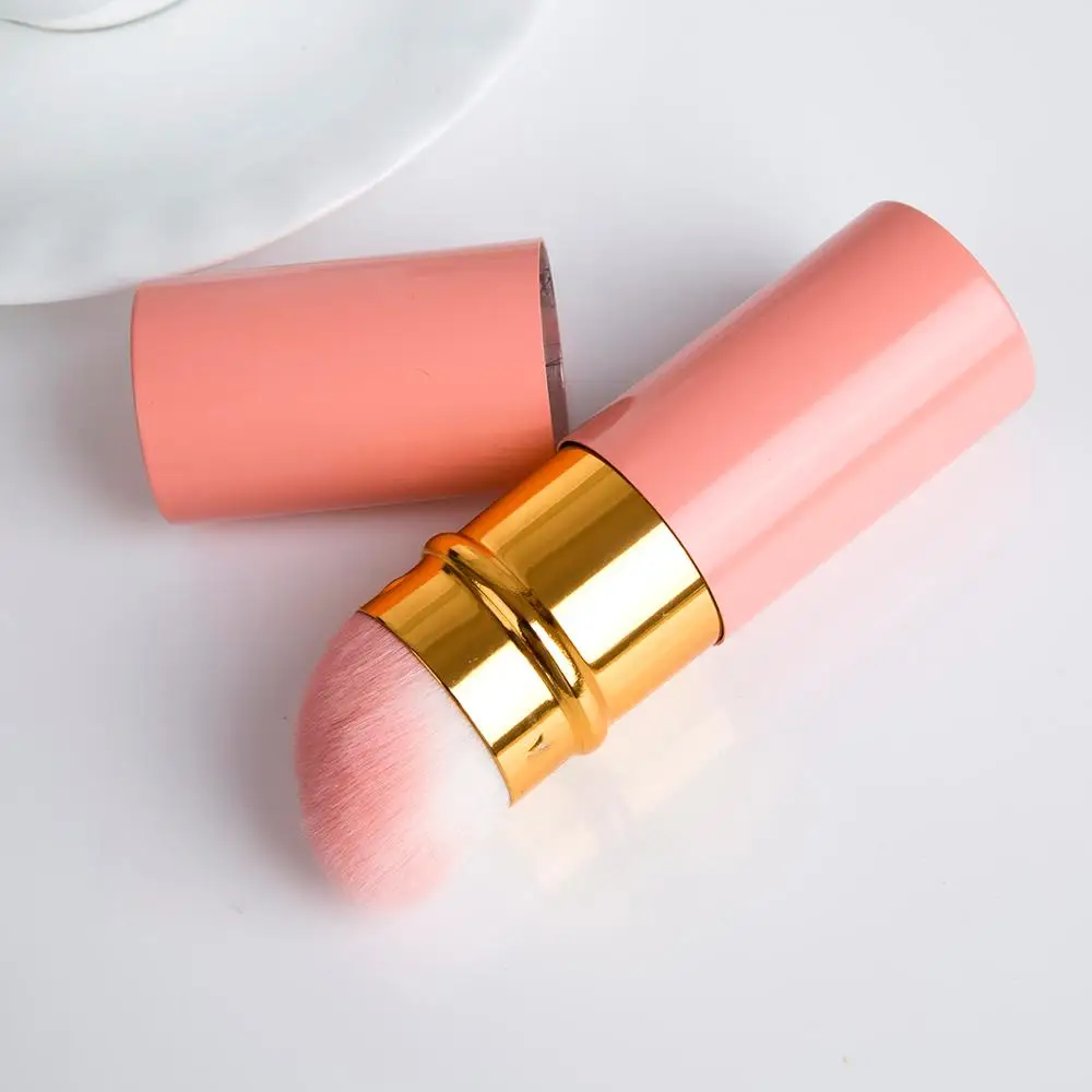 
Wholesale New High Quality Soft Hair Brush Kabuki Retractable Brush Angled Powder Cosmetic Brush 