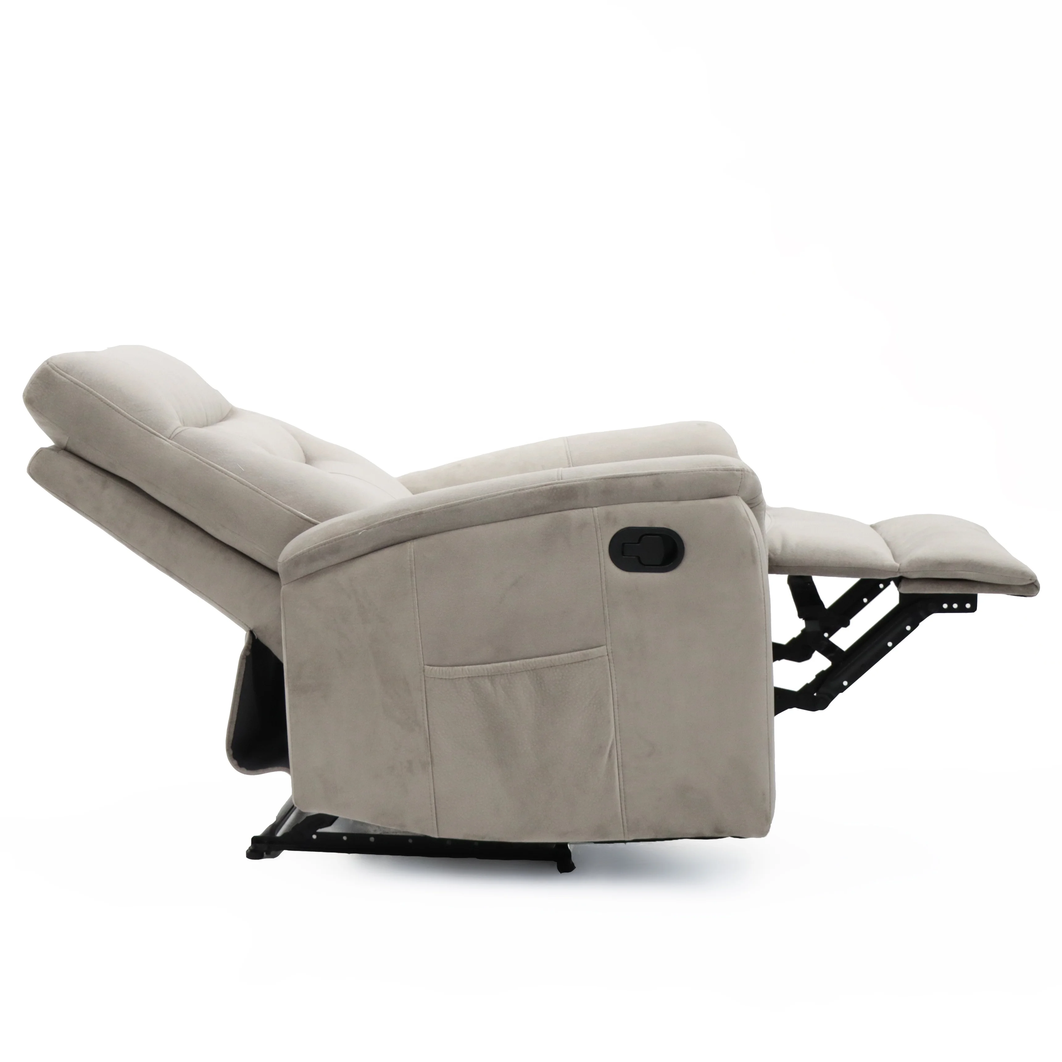 Geeksofa Cheap Prices Microfiber Fabric Manual Recline Armchairs With Massage Upholstery Furniture Sofa Seating For Living Room