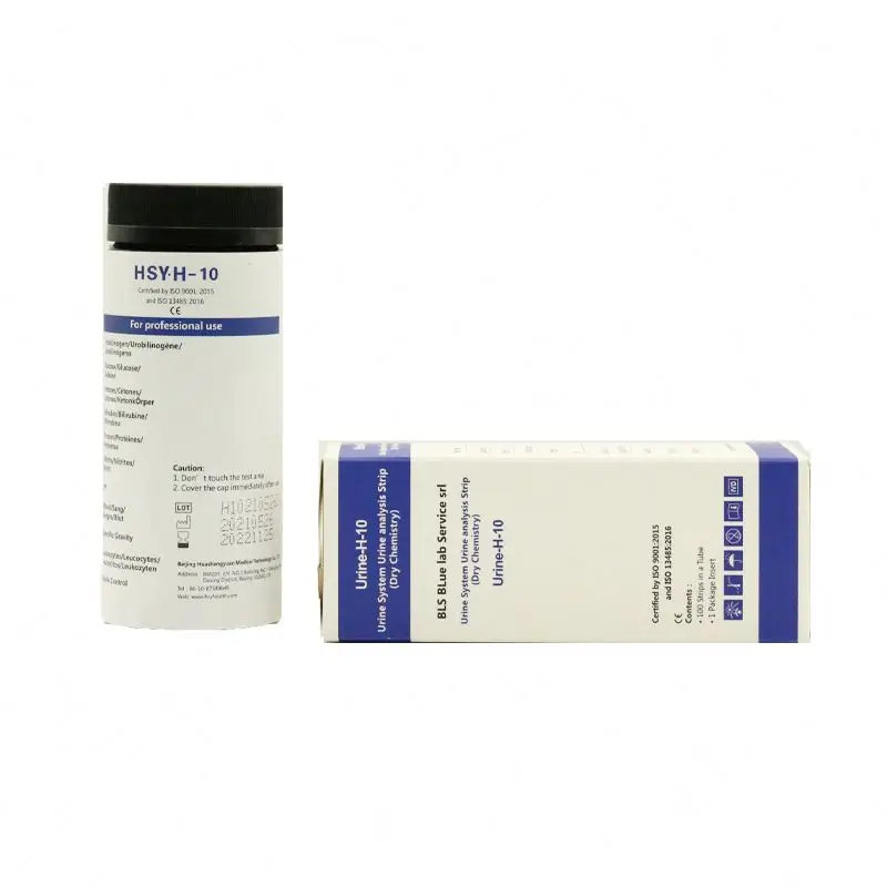 Portable 11-Parameter Urine Test Ketone Test Strip Results Reading Keto Urinalysis Reagent Strips