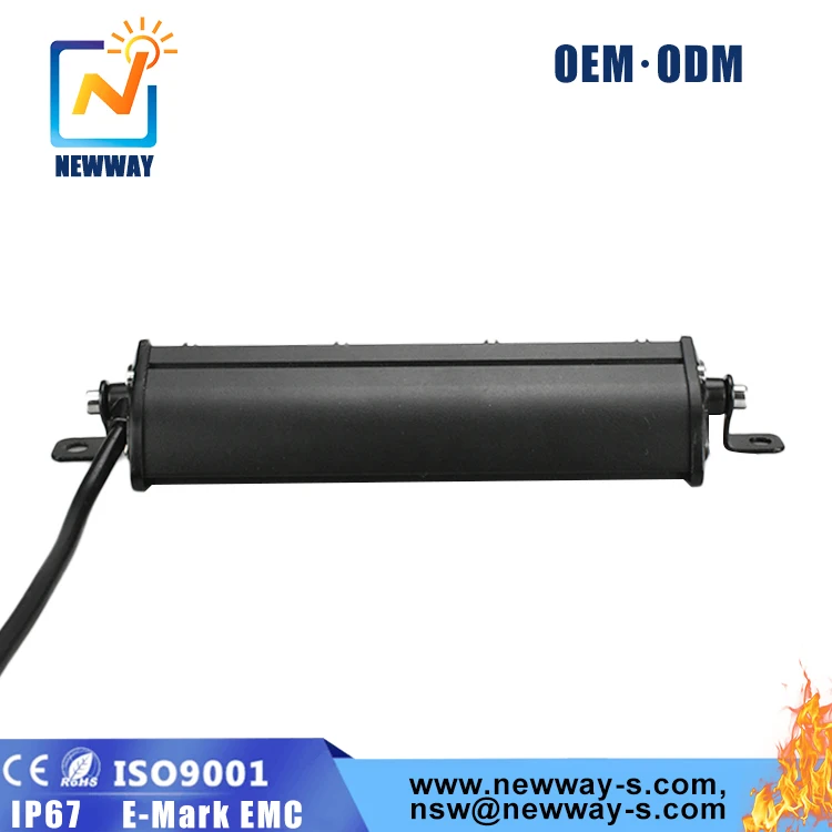 
New 6D Beam Single Row Super Slim 18W Led Light Bar 