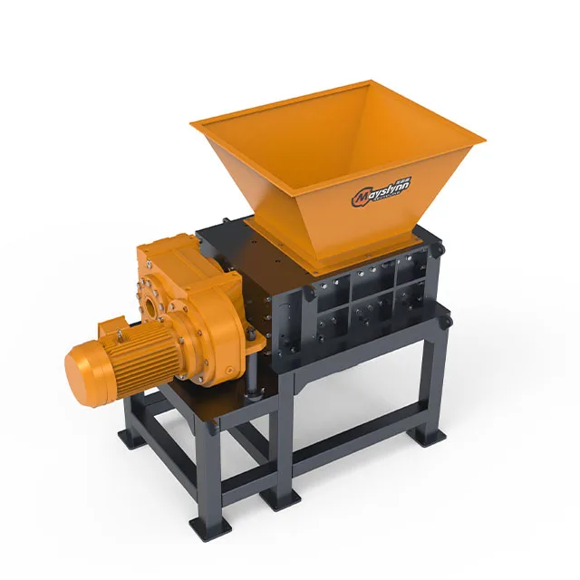 Best selling double shaft shredder tire shredders tyre recycling equipment/scrap metal shredders