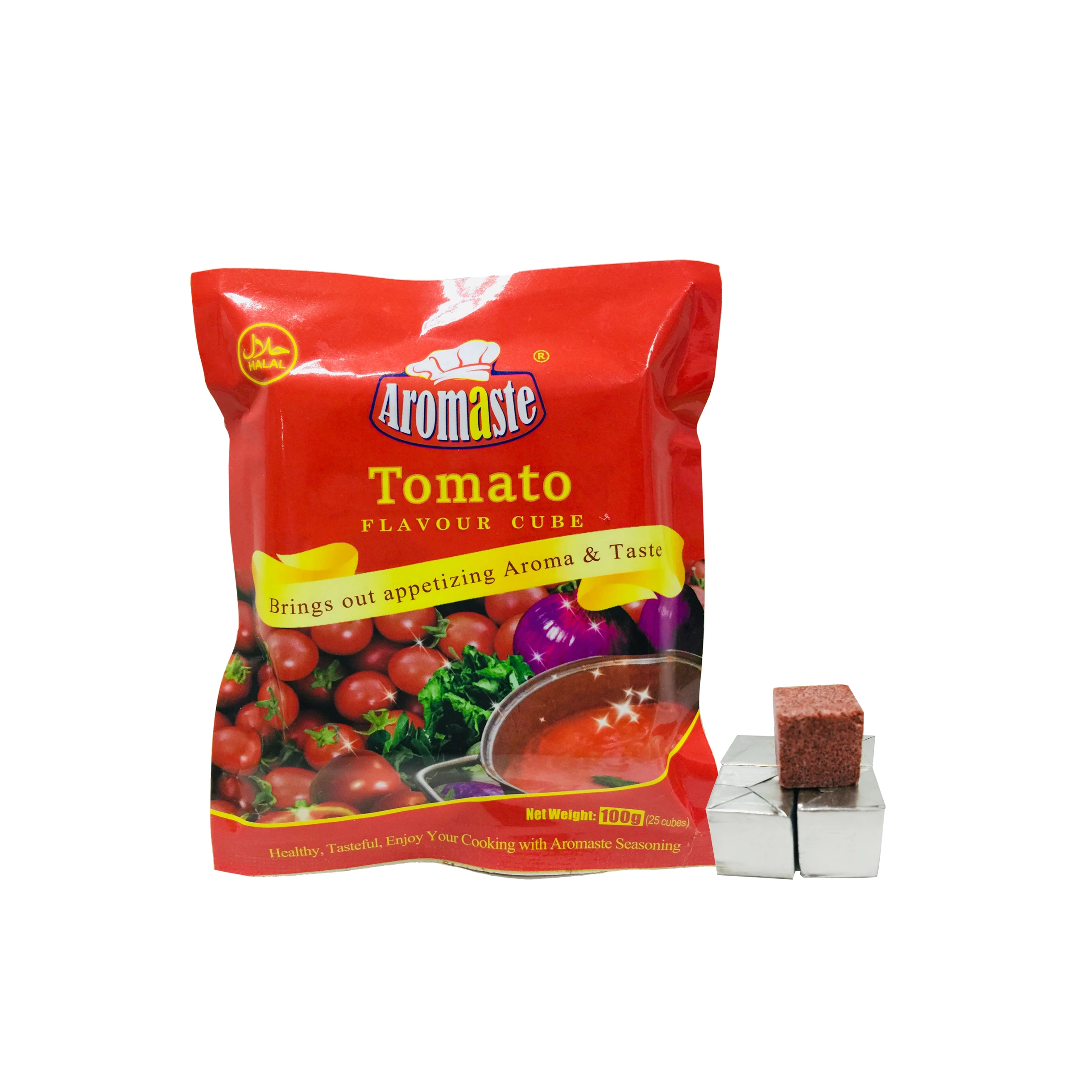 African Food 4g/10g/11g Tomato Flavour Bouillon Seasoning Stock Cube For Soup/Stew