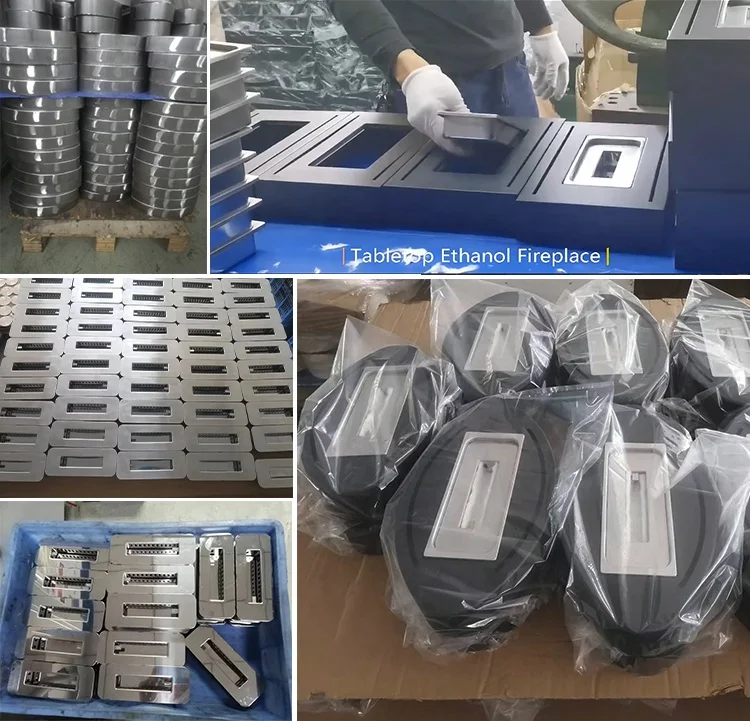 COLG612 -1 Indoor tabletop small alcohol lamp heating stove portable ethanol real fire fireplace