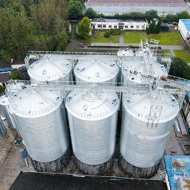  1000t/2000t/3000t/4000t/5000t Зерно Кукуруза рапса ХРАНЕНИЕ СТАЛЬНОЙ силос