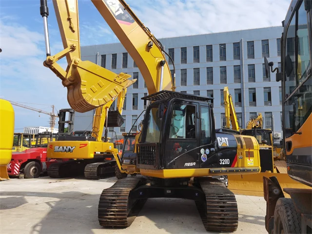 second hand CAT big and large excavator 320D used cat 320D 326D crawler excavator with winch FOR SALE
