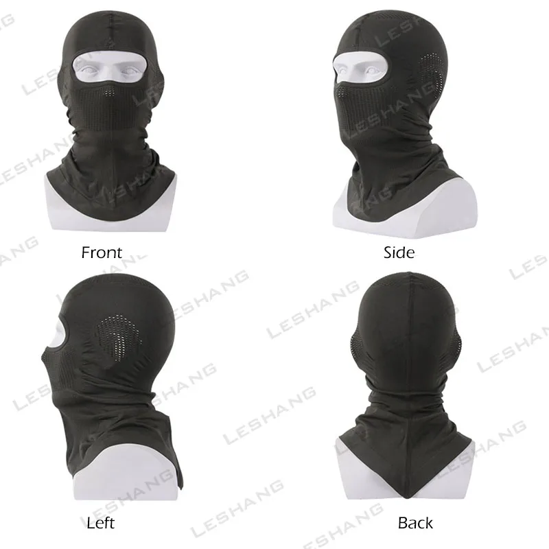 Fashion Windproof Breathable Balaclava Ski Balaclava Face Cover Windproof Breathable Outdoor Cycling One Hole Mask Nylon Caps