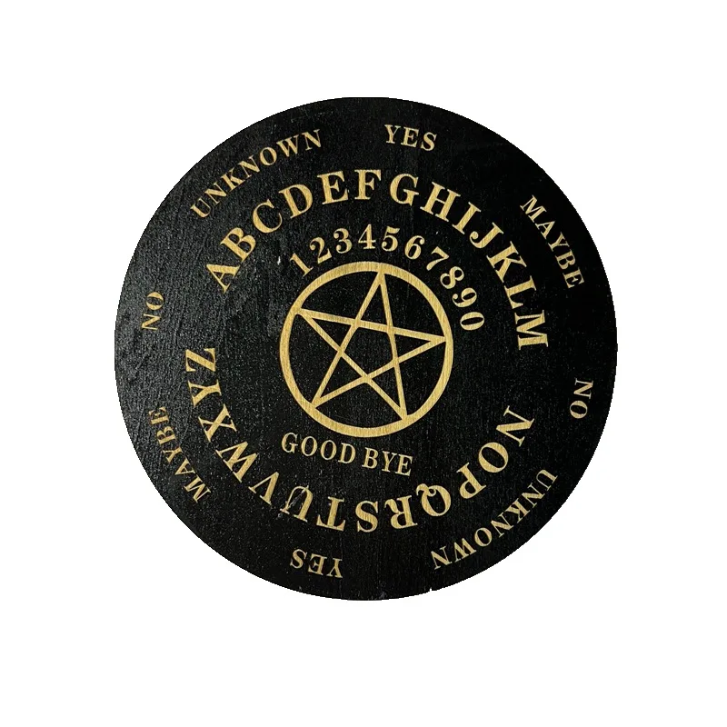 Wooden Pendulum Board for Divination Meditation spiritual healing Coaster Crystal Base Mat wall decoration Home Decor