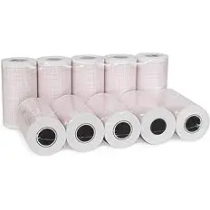 Reusable Medical Cardiology Heat-Sensitive ECG Paper Thermal Recording Chart Paper Compatible Thermal Recording Packaging Labels