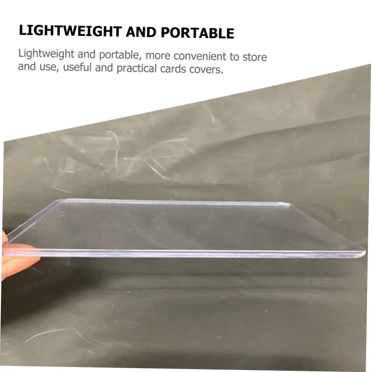 Ultra Clear 35Pt Toploader Cards Holder 3X4 Inch Pvc Toploader Card Holder Transparency Trading Card Holder With Protective Film