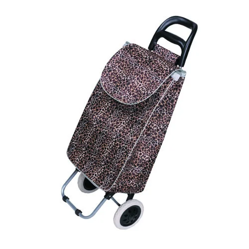 RU Oeytree  Portable Supermarket waterproof 600D Polyester Folding Shopping Trolley Bag