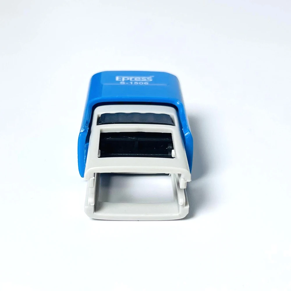 Teacher Self-Inking Rubber Stamps 15*6mm Teacher Review Photosensitive Stamps Mood Expressions and Comments Stamp