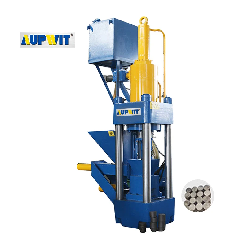 Hydraulic Briquette press/ Wood Log Press High Waste Steel Iron Briquet Briquettes Machine