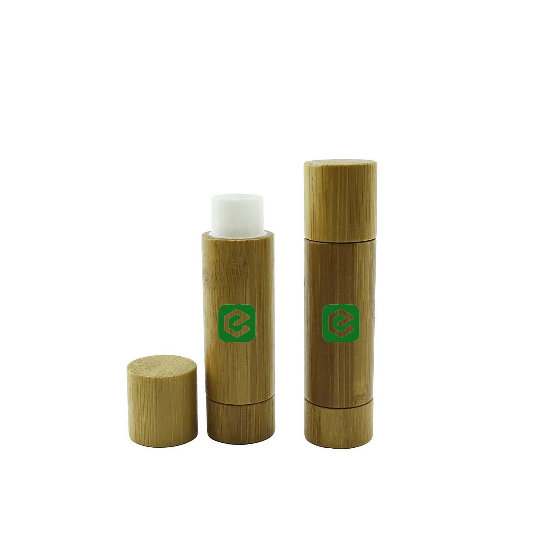 Nature lipstick eco friendly lip balm packaging 5ml 5g empty natural bamboo lipstick tube