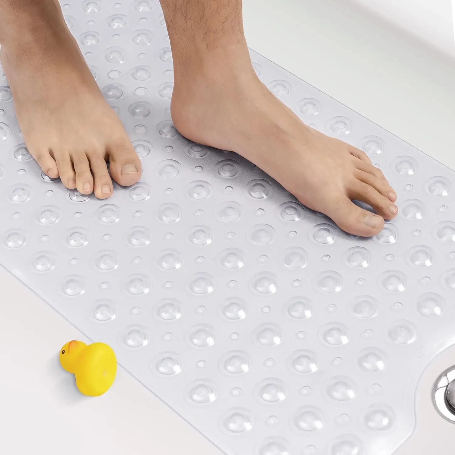 square rubber non-slip any anti slip tpe silicone spa scratch shower and non-slip anti slip bubble pvc bathtub version feet mat
