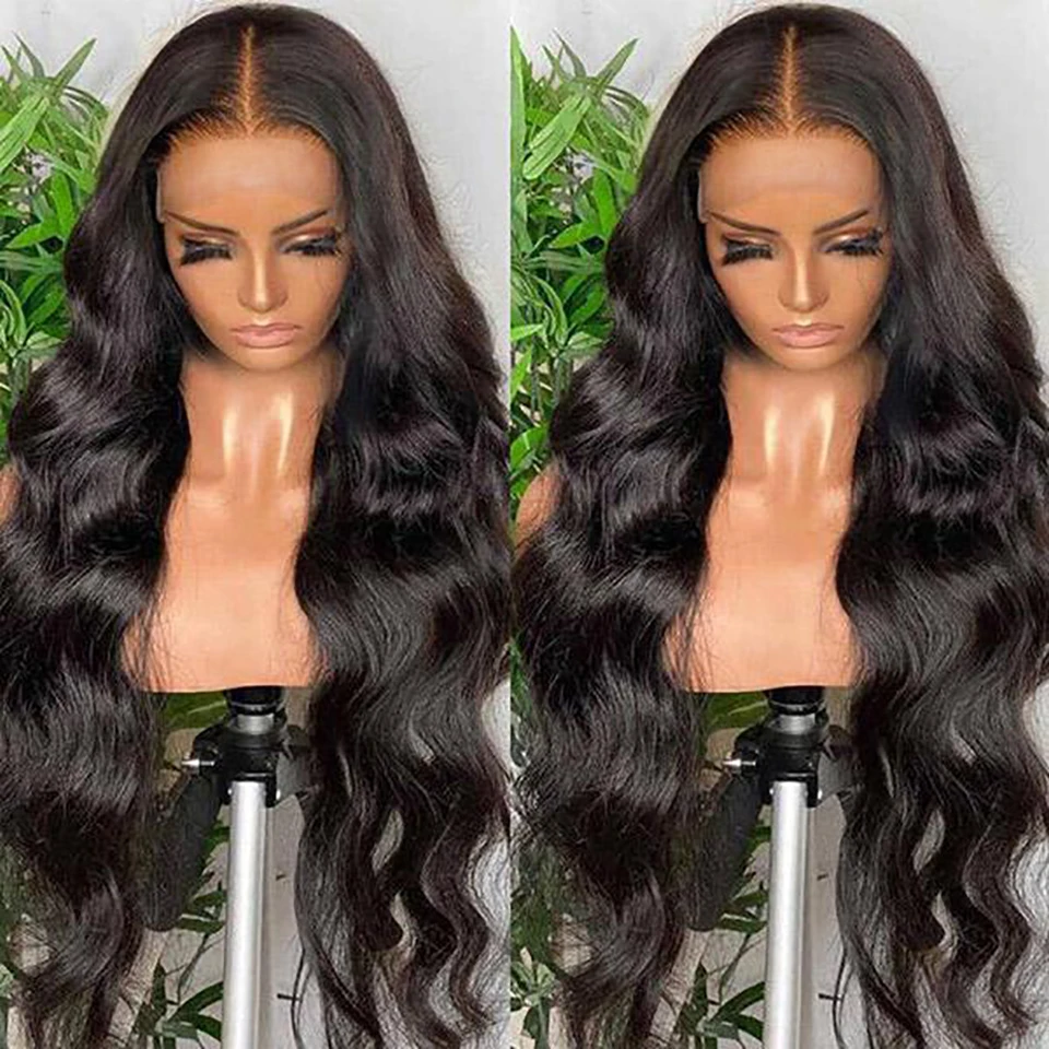 AML Wholesale Body Wave Lace Front Wigs For Black Women Brazilian Body Wavy Closure handmade Wig HD Lace Front Human Hair Wigs