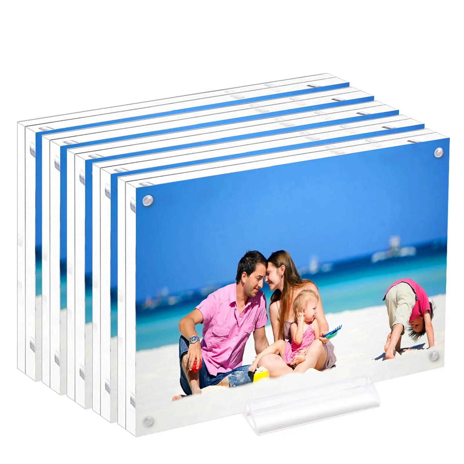 Magnetic acrylic funny photo picture frame