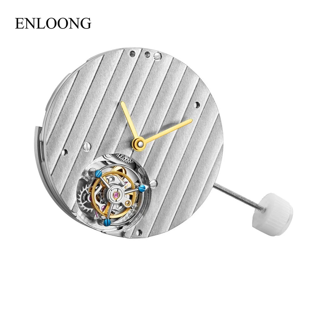 ENLOONG Flying Tourbillon Movement Automatic Watch 27 Jewels Self-Winding 60 Hours Mechanical Movement