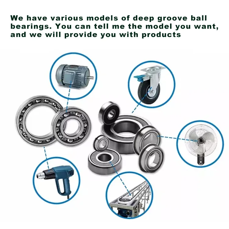 Textile Tam Take Up Unit Table Fan Deep Groove Ball Bearing