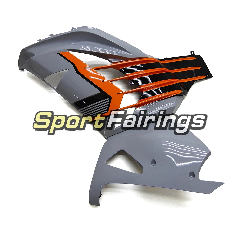 ABS Plastic Full Fairing Kit Fit For Kawasaki ZX-14R ZZ-R1400 2012 2013 2014 2015 Injection Cowlings - Gloss Gray Black Orange