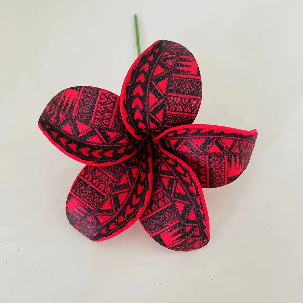 NEW Plumeria single stem ear Foam flower hair accessories  Artificial Island tiara frangipani hibiscus tiara accessories