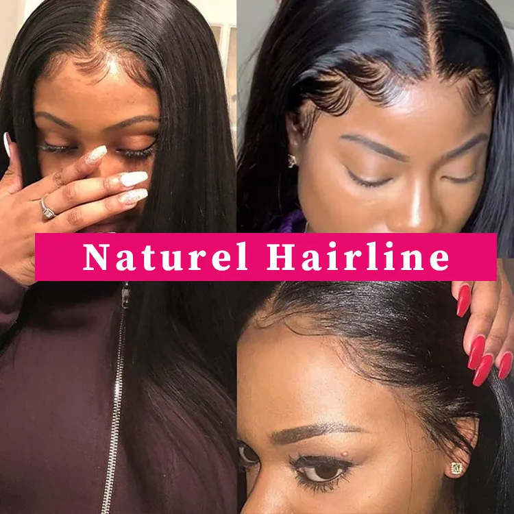 FH Ready To Ship Body Wave Lace Front Wig 30 Inch Human Hair Pre Plucked 13x4 HD Lace Frontal Wigs With Baby Hair