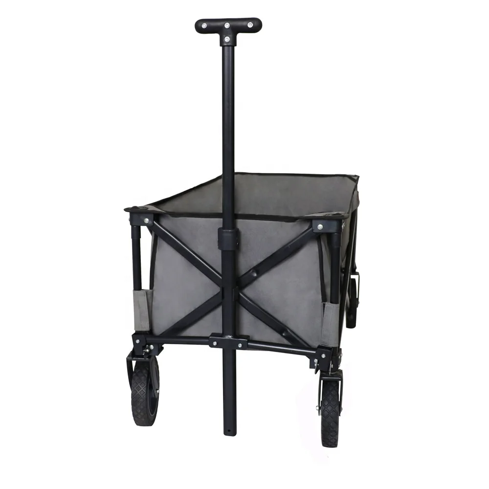 Heavy Duty Collapsible Foldable Cart Outdoor Utillty Wagon Trolley For Camping