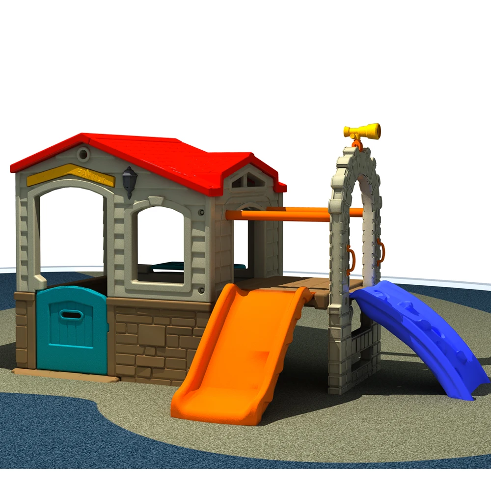 
Featured Kids Indoor Playground Play Area House For Sale Plastic Playhouses OL-FZ001 