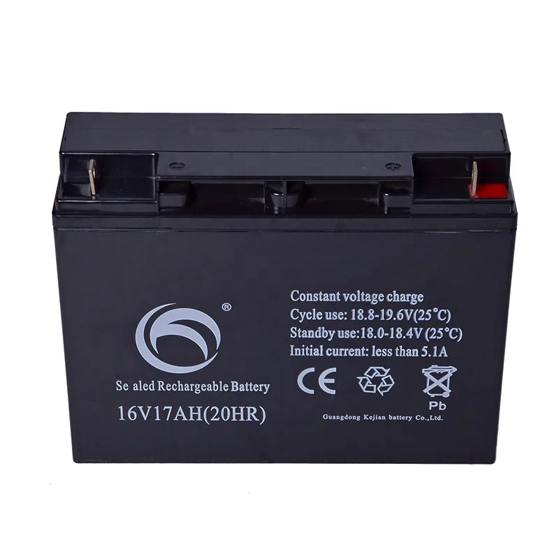 Hot Sale Custom 16V 17AH UPS solar system Prismatic Energy Storage Battery Maintenance-free Sealed AGM Lead Acid Gel Batteries