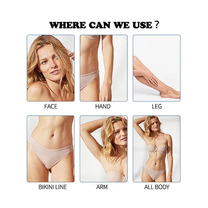 300G Per Bag Wax Beads Hair Removal Hard Wax Beans for Sensitive Skin Face Eyebrow Legs At Home Hair Removal Wax Bean