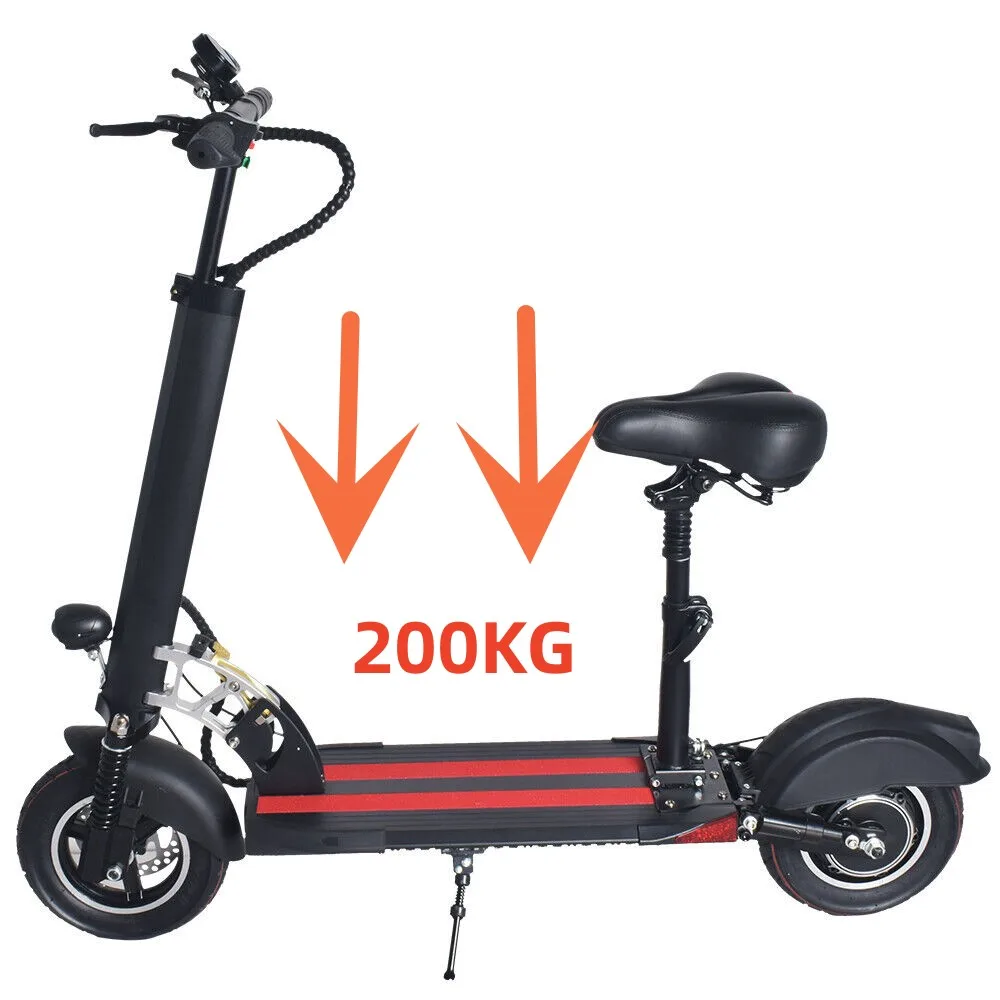 Good Selling Offroad Wheels 800w 30-60kms  Offroad 800w Electric Scooters For Adults 10 inch pneumatic tires