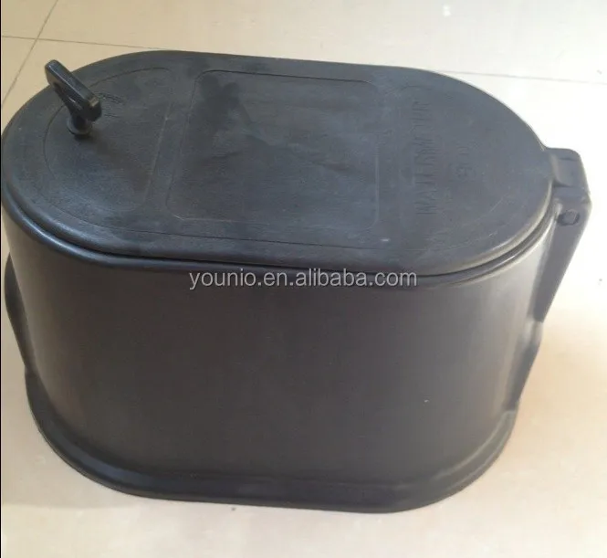 Younio Black Plastic Nylon Underground Water Meter Box With Plastic Connectors