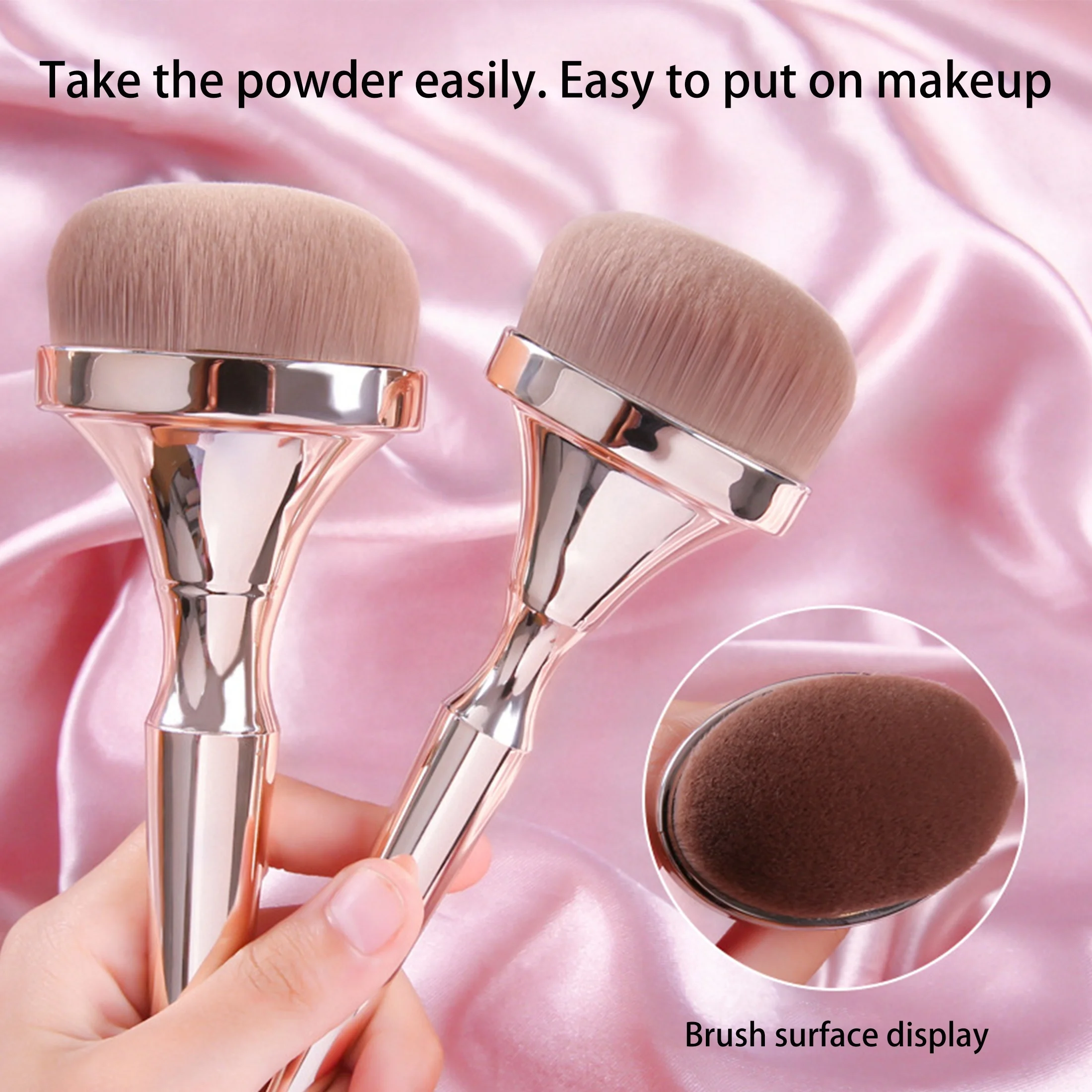 Luxury Travel Custom Logo Blush Foundation 9pcs Makeup Brushes Set Rose Gold Eye Shadow Trade Assurance Opp Bag or Case or Box