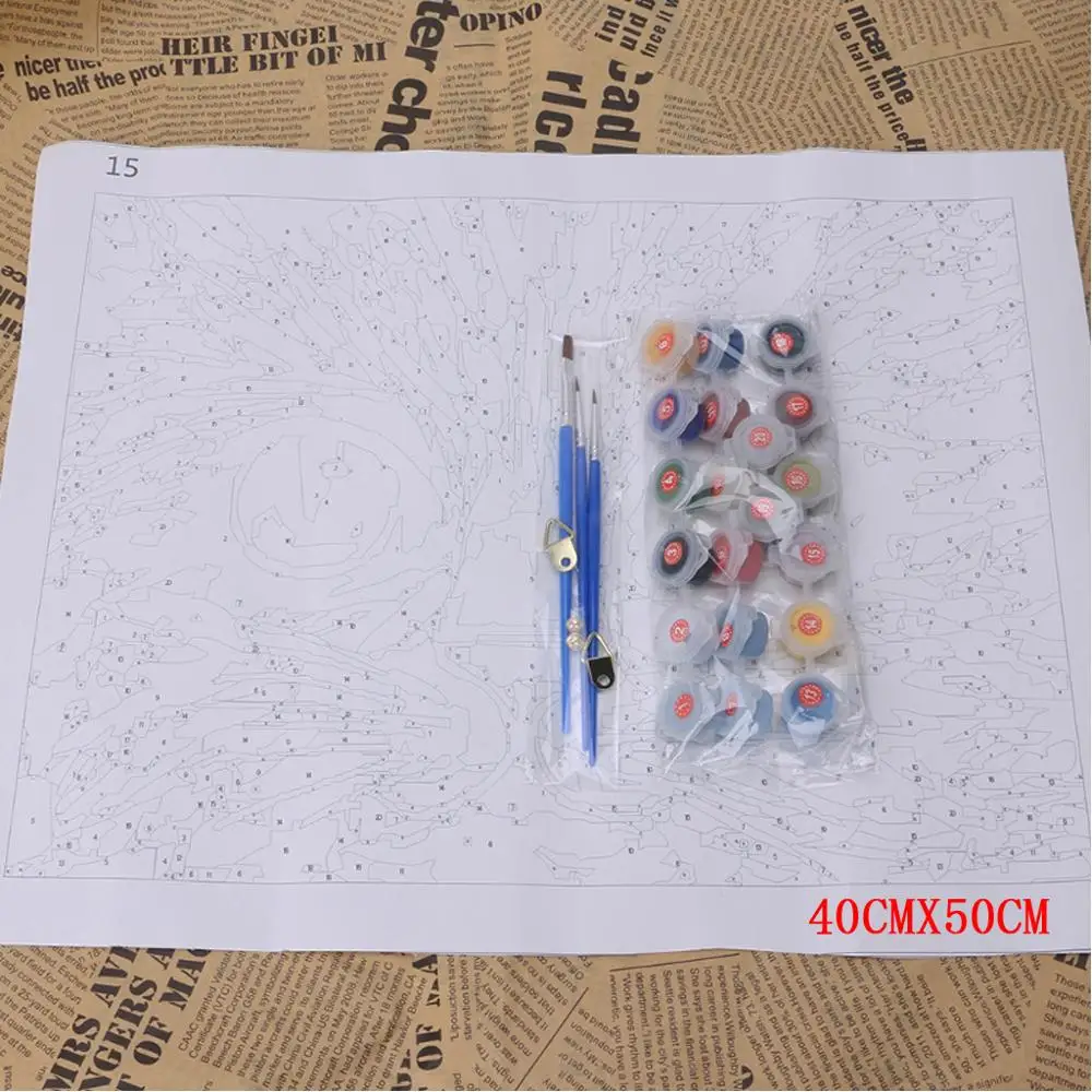 CHENISTORY DZ991925 DIY Painting By Numbers father and son Canvas Painting Modern Home Wall Art paint by numbers wholesale