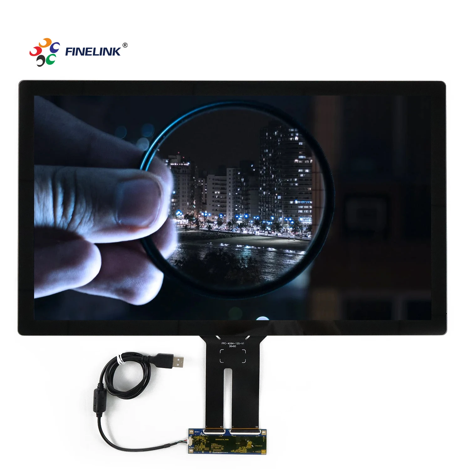 Enhance Business Efficiency with 21.5-Inch Touch Monitor: 10-Point Touch, EETI & ILITEK Control Card