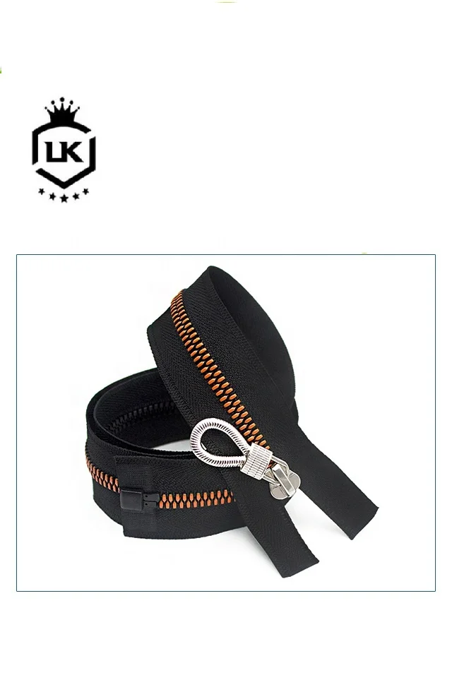 Lanke Electroplated Teeth Polyester Thick Tape Roll Zipper Roll Can Customize Zip Teeth and Tape Colors