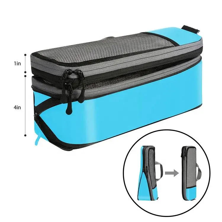 High Quality 6 Set Compression Packing Cubes Travel Accessories Expandable Packing Organizers