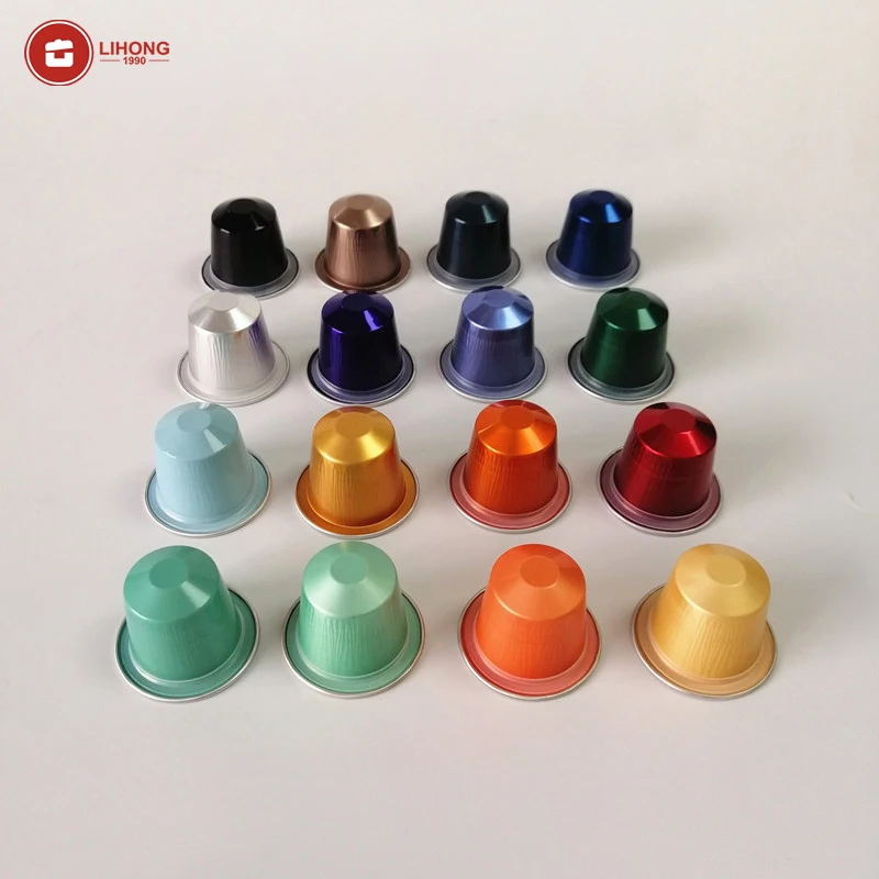 15ml for Nespresso Coffee Machine Capsules More Color Aluminum Foil Film for Coffee Capsule Disposable