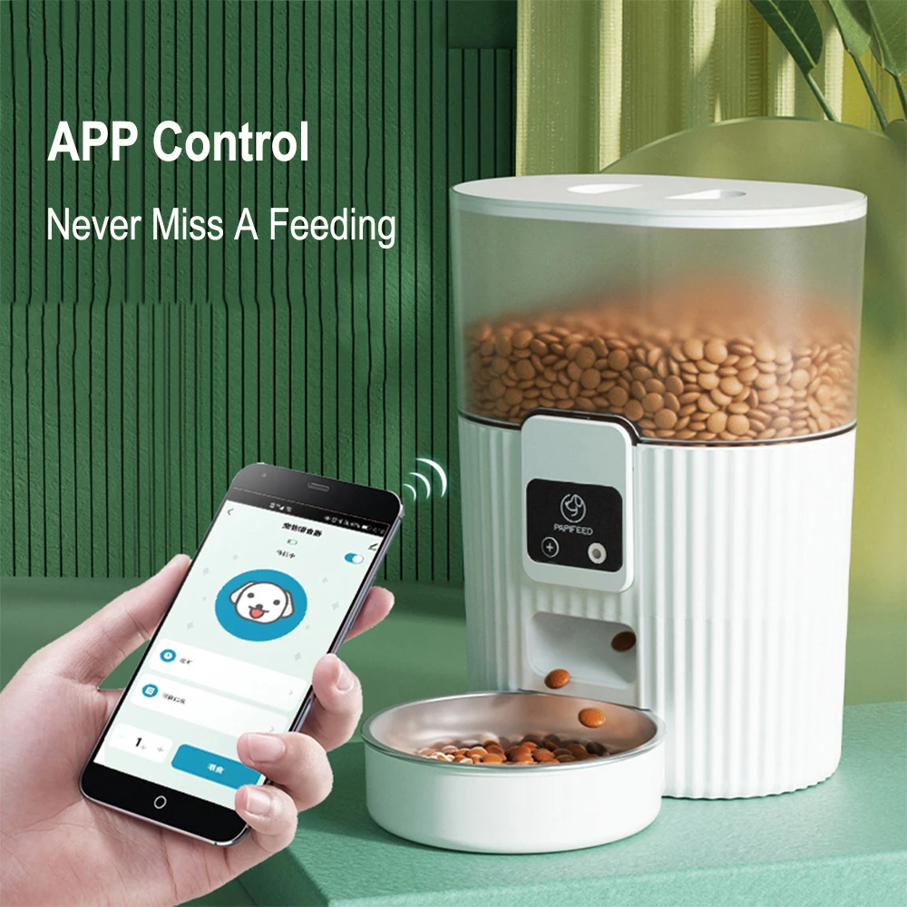 Wholesale Goods In Stock Hoopet Smart Smart APP Feeding Automatic Pet Dog Cat Food Feeder
