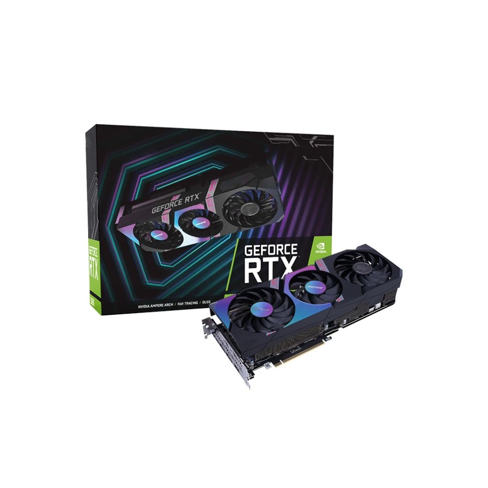 Высококлассная видеокарта igame geforce RTX 3080 ultra w OC 10g, игровая видеокарта 3080, высококлассный графический процессор