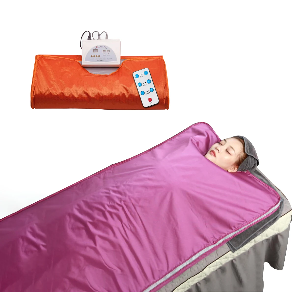 Распродажа Детокс для похудения инфракрасное покрывало сауны из углеродного волокна тепловое электрическое одеяло всего тела